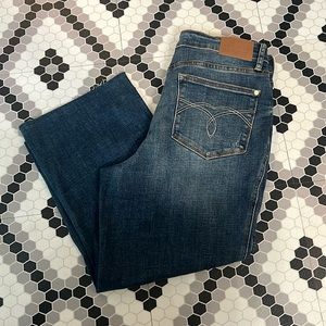 NWOT- Judy Blues wide leg crop jeans